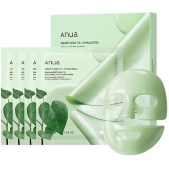 Anua Heartleaf 70 Soothing Collagen Mask - Sada masek 38.0g