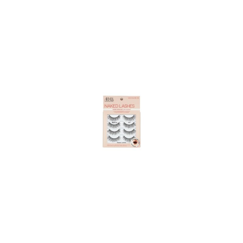 Ardell Naked Lashes 423 (4 pcs) - False eyelashes for a natural look Black