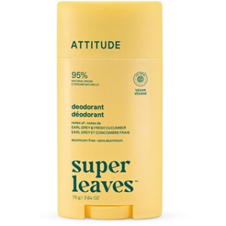 Attitude Super leaves Earl Grey & Okurka - Přírodní deodorant 75.0g