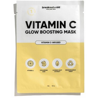 Breakout+aid C Glow Boosting Mask - Rozjasňující maska s vitamínem 34.0g