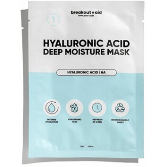 Breakout+aid Moisture Mask - Hydratační maska s kyselinou hyaluronovou 34.0g