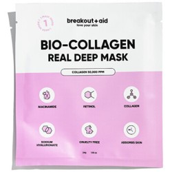 Breakout+aid Real Deep Mask - Noční pleťová maska s kolagenem