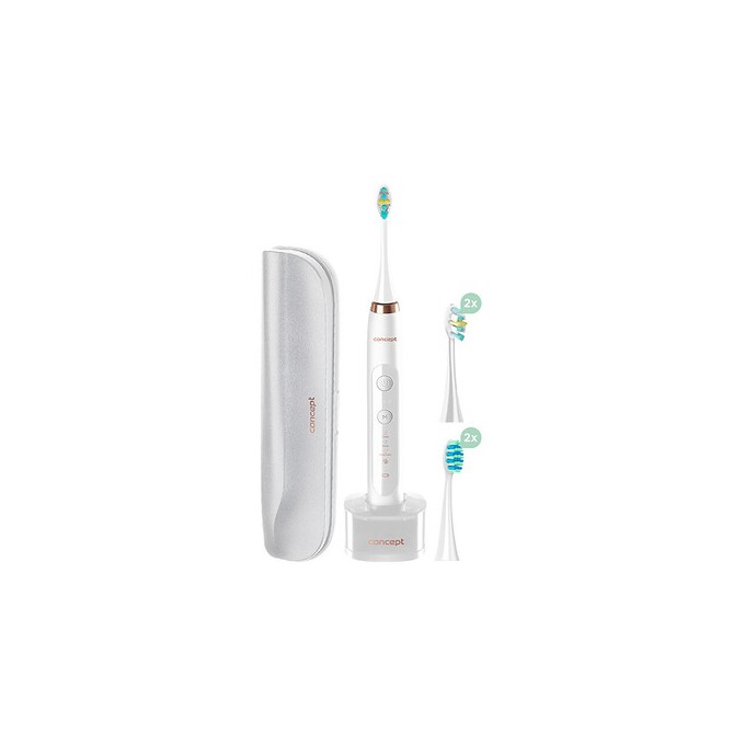 Concept Perfect Smile bílý ZK7010 - Sonický zubní kartáček s cestovním pouzdrem