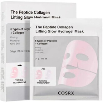 COSRX Lifting Glow Hydrogel Mask Trio - Sada pleťových masek 34.0g