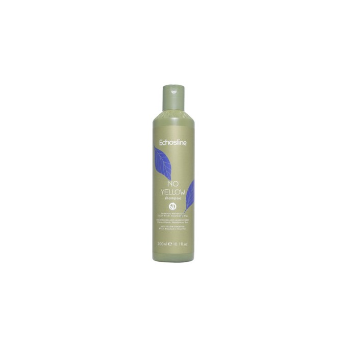 Echosline No Yellow Shampoo - Neutralizující šampon pro platinově blond a šedivé vlasy 300ml