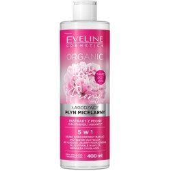 Eveline Cosmetics Organic Peony Micellar Water - Odličovací micelární voda pro všechny typy pleti 400ml