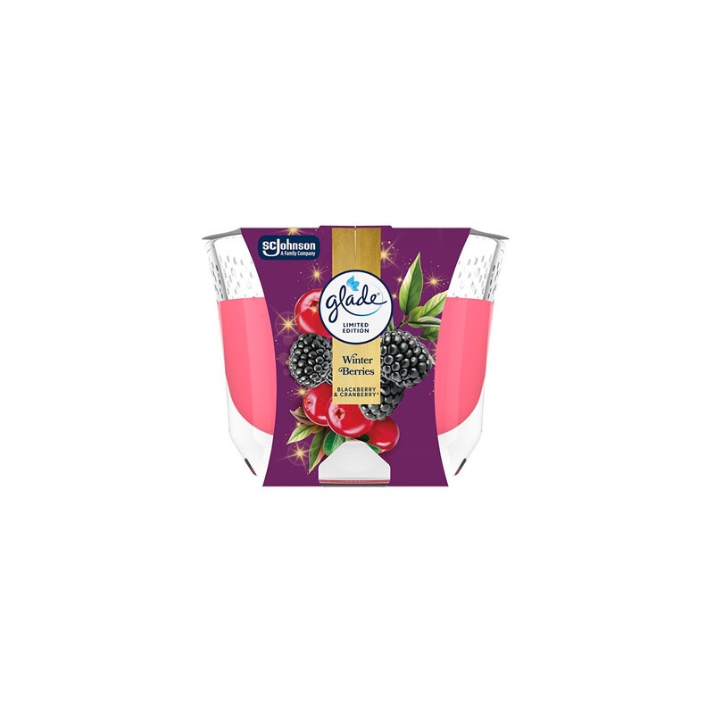 Glade Winter Berries Candle - Vonná svíčka 204.0g