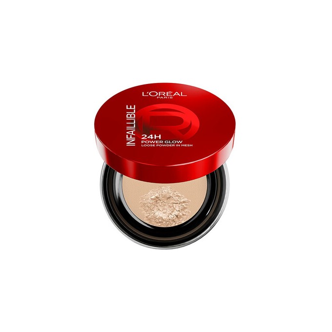 L´Oréal H Power Glow Loose Powder - Rozjasňující pudr 24 10 g Medium