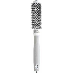 Olivia Garden Expert Blowout Shine Round Brush White & Grey ( 20 mm ) - Plaukų šepetėlis