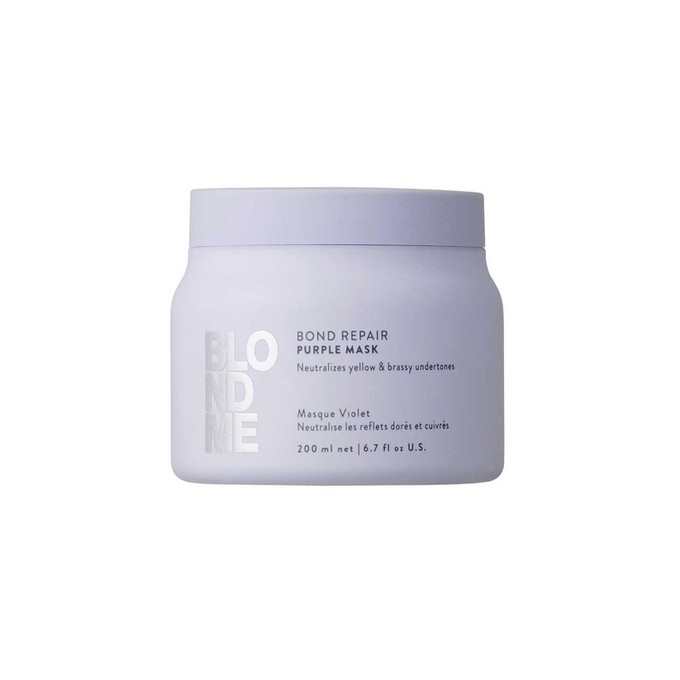 Schwarzkopf Professional BlondMe Bond Repair Purple Mask - Neutralizující maska pro blond vlasy 200ml