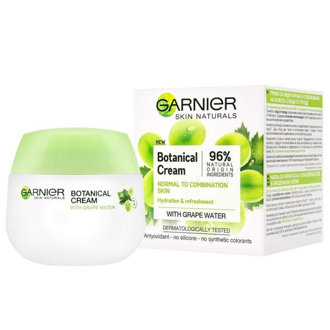 GARNIER Skin Naturals Botanical Cream 48 h (normaliai ir mišriai odai) - Drėkinamasis kremas su