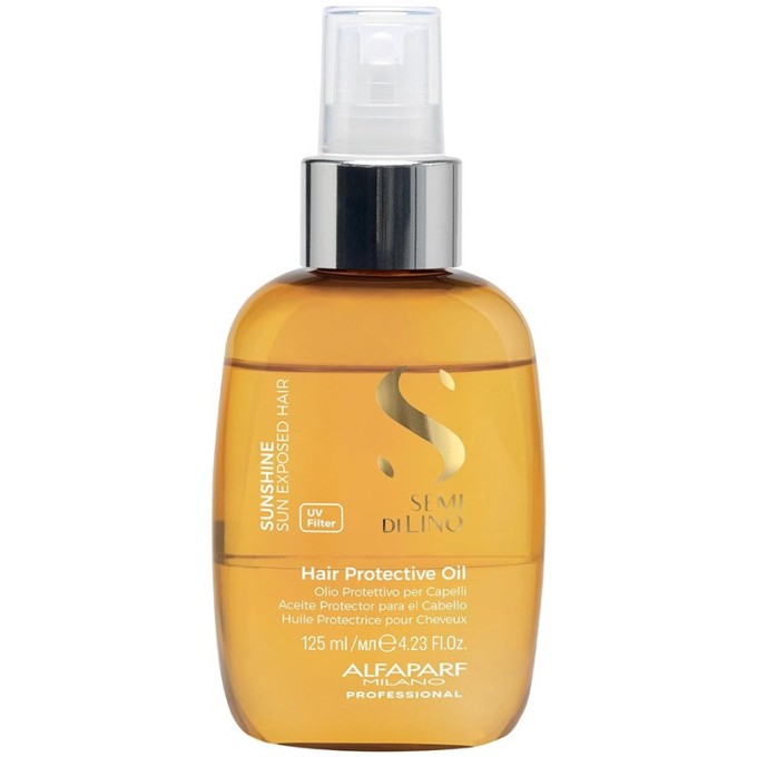 Alfaparf Milano Semi Di Lino Sunshine Hair Protective Oil - apsauginis aliejus plaukams