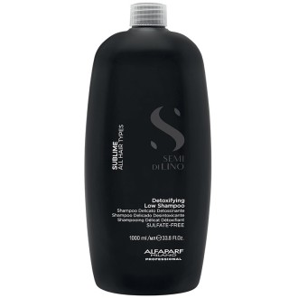 Alfaparf Milano Semi Di Lino Sublime Detoxifying Low Shampoo - detoksikuojantis šampūnas, 1000 ml