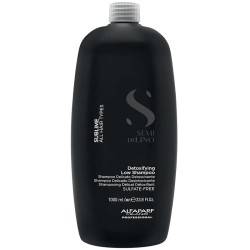 Alfaparf Milano Semi Di Lino Sublime Detoxifying Low Shampoo - detoksikuojantis šampūnas, 1000 ml