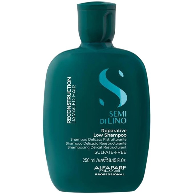 Alfaparf Milano Semi Di Lino Reparative Low Shampoo - Regenerating shampoo for damaged hair 250 ml
