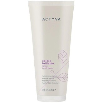Kemon Actyva Colore Brillante Protection and Shine Mask - stiprinanti kaukė dažytiems plaukams, 200