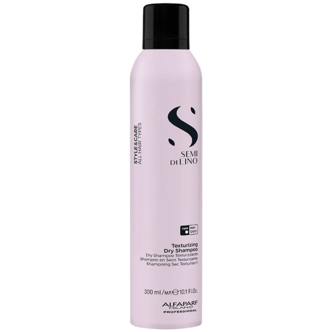 Alfaparf Milano Semi Di Lino Style&Care Texturizing Dry Shampoo - sausas šampūnas, 300 ml