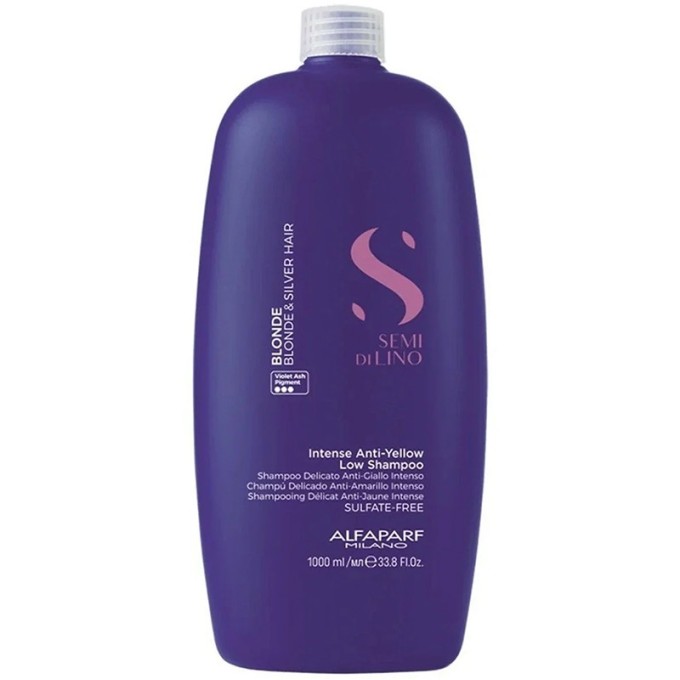 Alfaparf Milano Semi Di Lino Anti-Yellow Low Shampoo 1000 ml