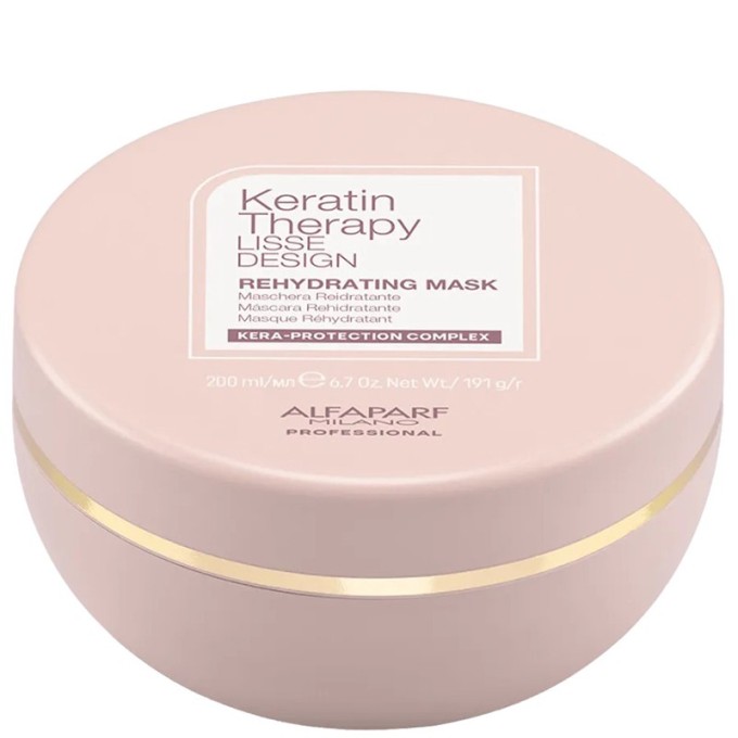 Alfaparf Milano Keratin Therapy Lisse Design Rehydrating Mask - Moisturizing hair mask 200 ml