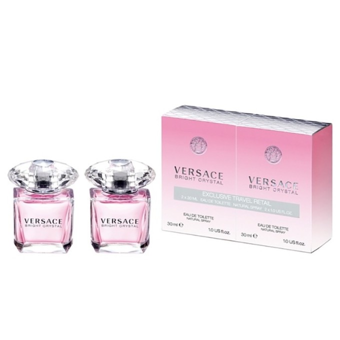 Versace Bright Crystal Gift set - EDT kvepalų rinkinys, 2 x 30 ml (60 ml)