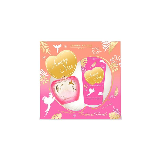 Jeanne Arthes Amore Mio Tropical Crush Gift Set EDP 100 ml a kūno losjonas 200 ml 100ml
