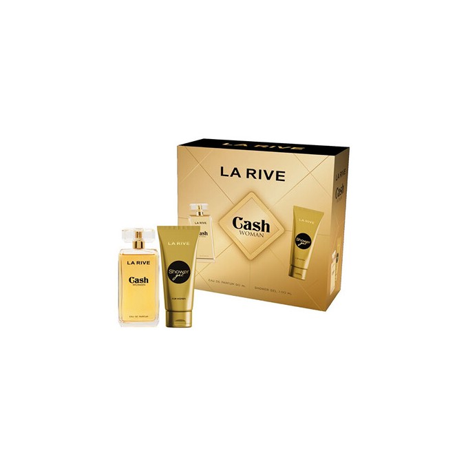 La Rive Cash Woman Gift Set - rinkinys - EDP 90 ml ir dušo želė 100 ml