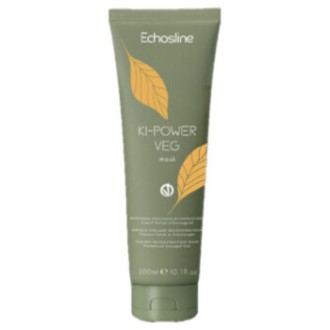 Echosline Ki-Power Veg Mask - Maska pro poškozené a chemicky ošetřené vlasy 300ml