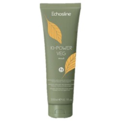 Echosline Ki-Power Veg Mask - Maska pro poškozené a chemicky ošetřené vlasy 300ml