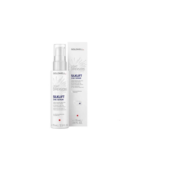 Goldwell Light Dimensions Silklift 2in1 Serum - Sérum pro zářivý lesk vlasů 75ml