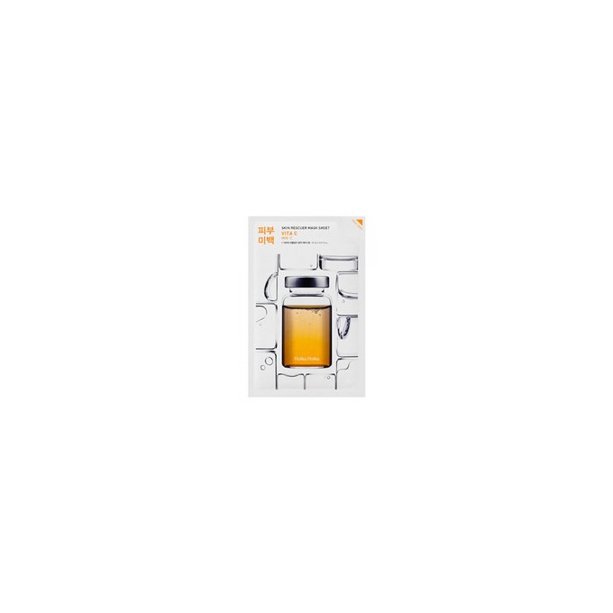 Holika Holika Skin Rescue Mask Sheet - Brightening cloth mask with vitamin C. 20ml