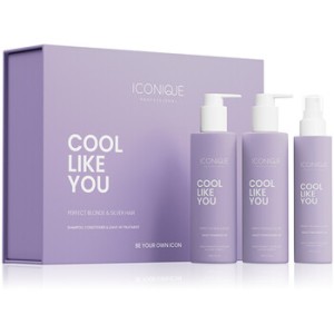 ICONIQUE Professional Cool Like You Set - Dárková sada pro studenou & zářivou blond