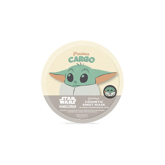 Mad Beauty Star Wars Grogu/Mandalorian Mask - Plátýnková maska 25ml