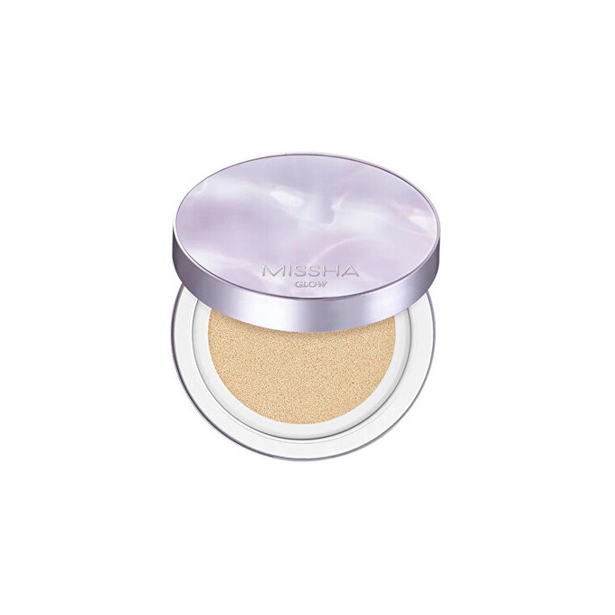 Missha Glow Layering Fit Cushion SPF50 - Make-up v houbičce 14 g 17 Ivory