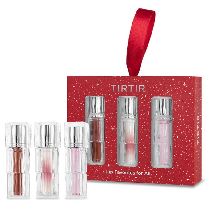 TIRTIR Lip Tint Trio Holiday Edition - Dárková sada lesků na rty