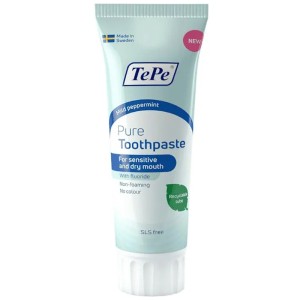 TePe Pure Toothpaste - Zubní pasta s fluoridem 75ml
