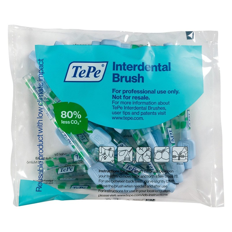 TePe Interdental Brush Extra Soft (0.6 mm blue 25 pcs) - Very fine int
