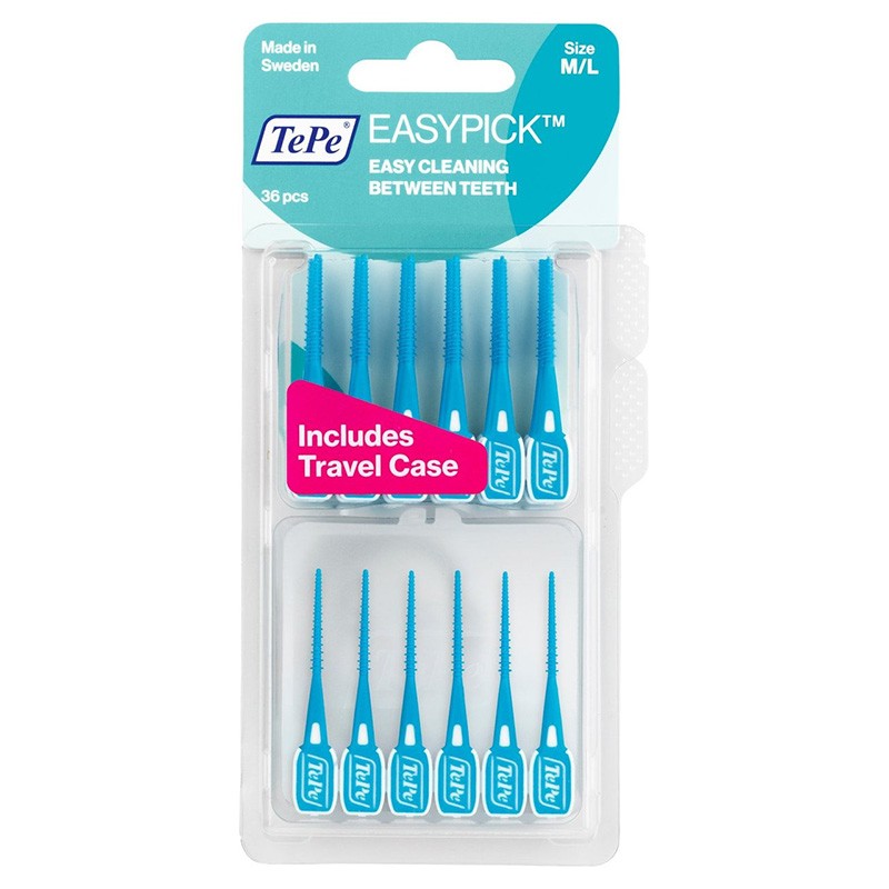 TePe EasyPick M / L Blue (36 pcs) - Dental toothpicks