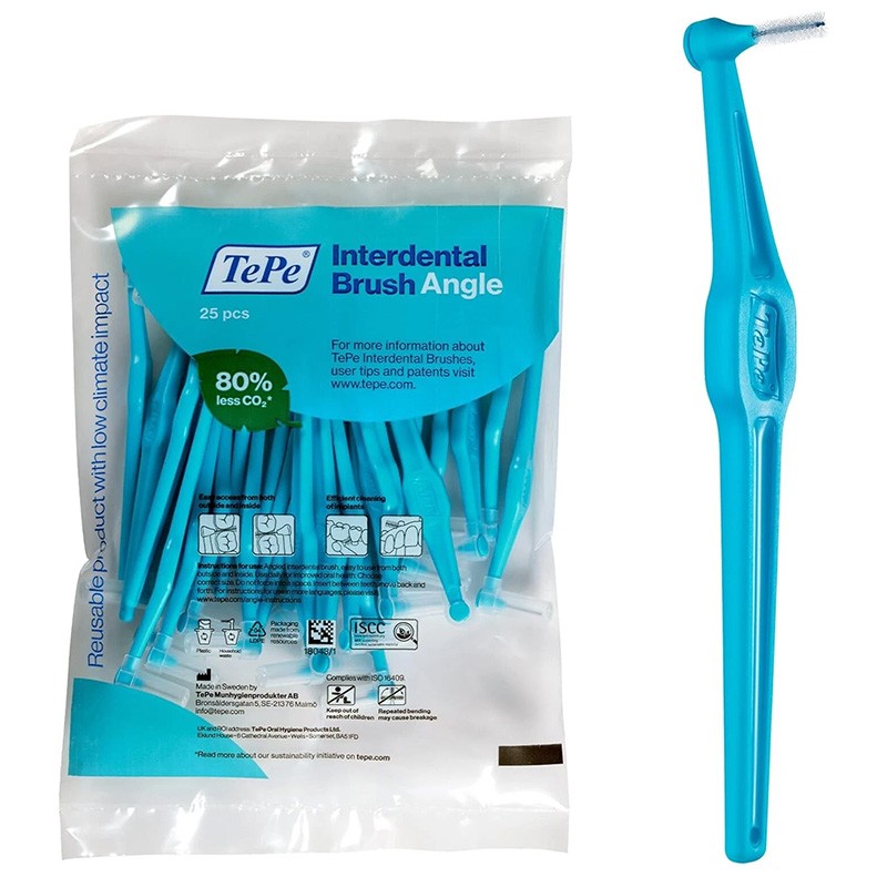TePe Angle Interdental Brush (25 pcs) - Interdental brushes 0.6 mm mod