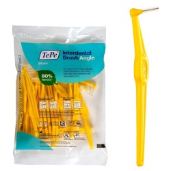 TePe Angle Interdental Brush (25 pcs) - Interdental brushes 0.7 mm žlu