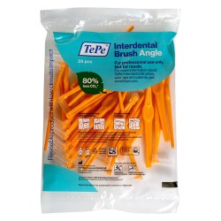 TePe Angle Interdental Brush (25 pcs) - Interdental brushes 0.45 oranž