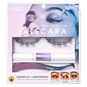 Kiss My Face Falscara Eyelash Starter Kit - Kit for applying false eyelashes
