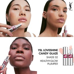 Yves Saint Laurent Rouge Volupte Candy Glaze Lipstick - Glossy lipstick 3,2 g 2 Healthy Glow Plumper