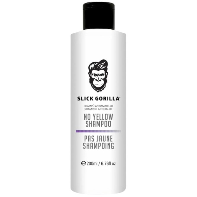Slick Gorilla No Yellow Shampoo - Neutralizuojantis šampūnas šviesiems plaukams, 200 ml