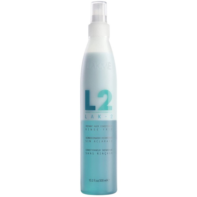 Lakmé Lak-2 Instant Hair Conditioner - dvifazis, nenuplaunamas purškiklis, 300 ml