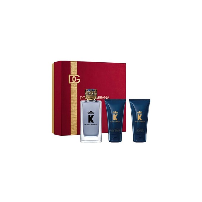 Dolce Gabbana K by Dolce Gabbana Gift set EDT 100 ml, After Shave Balsam 50 ml and shower gel 50 ml