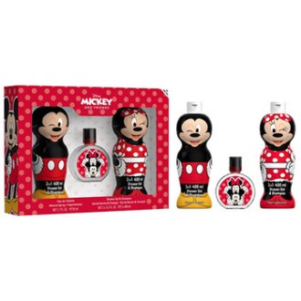FRAGRANCES FOR CHILDREN Mickey Mouse & Minnie Gift Set - rinkinys - EDT 50 ml, dušo želė Minnie 400