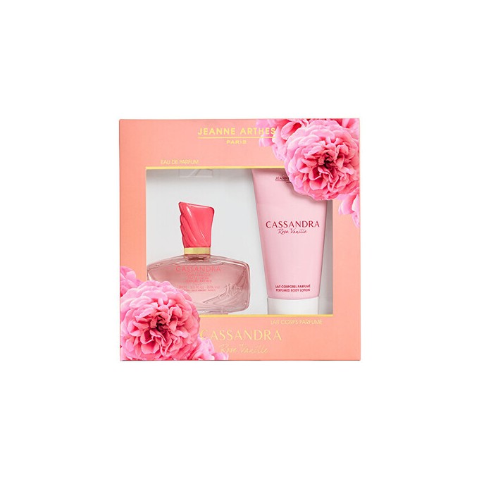 Jeanne Arthes Cassandra Rose Vanille Gift Set - rinkinys - EDP 100 ml ir kūno losjonas 150 ml