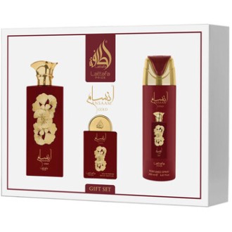 Lattafa Perfumes Ansaam Gold Dárková sada EDP 100 ml, deospray 200 ml a EDP 20 ml 100ml