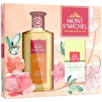 Mont St Michel Ambrée Authentique Gift Set - rinkinys - EDC 250 ml ir muilas 125 g