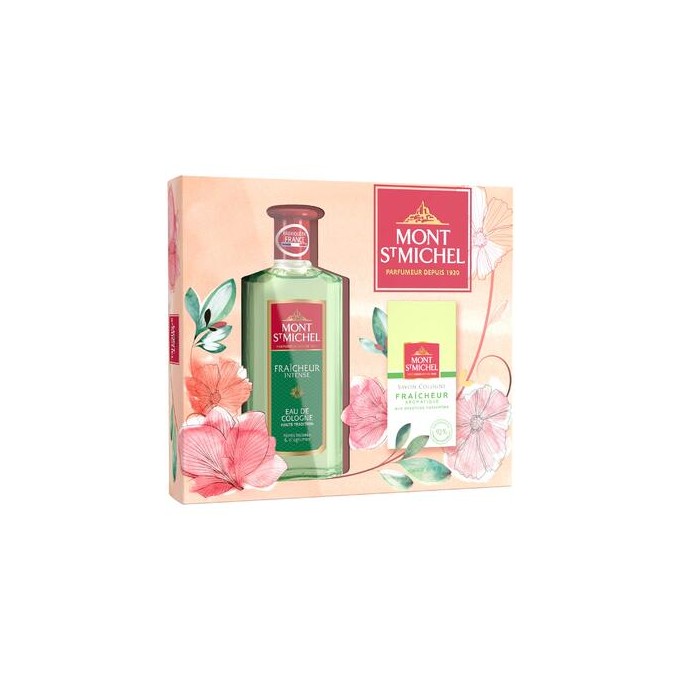 Mont St Michel Fraicheur Intense Gift Set - rinkinys - EDC 250 ml ir muilas 125 g